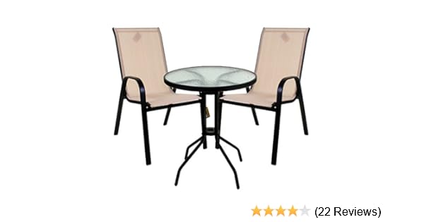 Marko Outdoor Cream Textoline Garden Furniture Set Outdoor