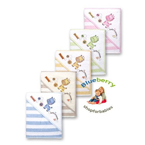 LUXURY WARM HUGE HOODED BATH TOWELS BABY KIDS (Green)