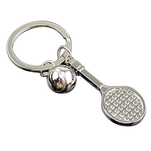 Preisvergleich Produktbild bigboba Tennisschläger Form Metall Schlüsselanhänger Schlüsselanhänger Anhänger Collection Geschenk Schlüsselanhänger Handtasche KFZ-Dekoration