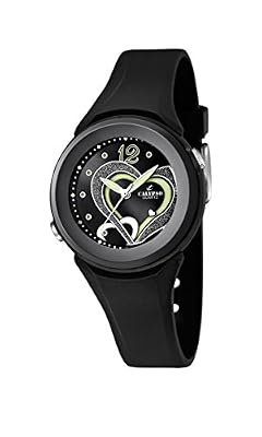 Calypso watches - K5576/6 - Montre Fille - Quartz Analogique - Bracelet Caoutchouc Noir