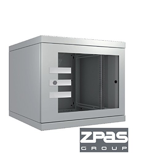 19" EDV Serverschrank WANDSCHRANK 6HE 600x400 ZPAS NETZWERKSCHRANK (6HE, GRAU)