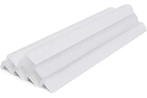 N\C Table Wall Edge Protector Clear Corner Protectors Guards 2m 6.56 feet Furniture Fireplace Safety Bumpers fpr Kids 8 Pack Baby Proofing with Safe Silicone Material (Solid Color)