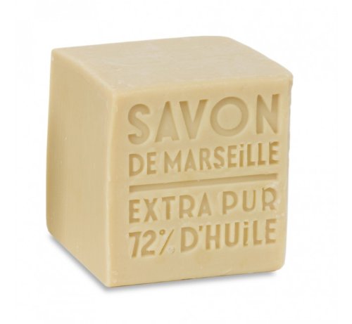 Weiße Savon de Marseille Würfelseife 300 g