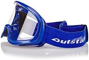 Outstars Occhiali Motocross/Sci, Blu, L