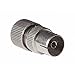 Price comparison product image Bulk Hardware BH02202 Female Metal TV Aerial Co-Axial Plug - Pack of 2
