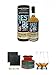 Produktbild Octomore Rivesalte Cask 6 Jahre 0,7 Liter + Schiefer Glasuntersetzer eckig ca. 9,5 cm Ø 2 Stück + Bruichladdich Octomore Orangen Gelee 150 Gramm Glas + The Glencairn Glass Whisky Glas Stölzle 2 Stück