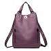 Produktbild Relddd Lederne Rucksack Dame Damen Schultertasche Multifunktions one-Shoulder Tasche Mode große Kapazität Reisetasche 28x17x35cm