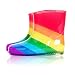 Cute Baby Rainy Day Infant Rain Shoes Toddler Rain Boot COLORFUL Rainbow