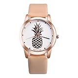 Suitray Damen Uhren,Einfach Zahllos Frauen Armbanduhr Analoge Quarzuhr Freizeit Uhr Geschenk,Runde Zifferblattgehäuse Silikon Band Uhren
