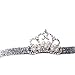 Tonsee® Noble Crystal Crown Newborn Baby Kids Girl Pearl Hair Band Princess Headwear (D)