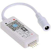 RGB LED Controller WiFi DC 5-28V per 5050/3528 LED RGB Strip Light Free iOS/Android Smart Phone APP Control con 16 milioni di colori Change/Timer/Sound Activated Function