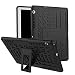 Produktbild HUUH Huawei MediaPad T5 10 Hülle,TPU + PC 2-in-1-Double-Layer-perfekter Schutz, Vier-Ecken-Airbag-Design, Invisible Bracket, passend für Huawei MediaPad T5 10.0 Zoll(schwarz)