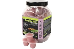 Komodo Jelly Pots Calcium Jar for All Types of Feeder Insects and Nectar & Fruit Eating Reptiles Nutrient Rich Insect Feed Vitamin Boost Natural Safe Healthy Treat