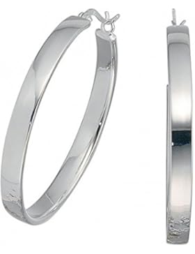 Creolen 925 schlichte große silberne Creolen silber 925 Sterlingsilber Ohrringe