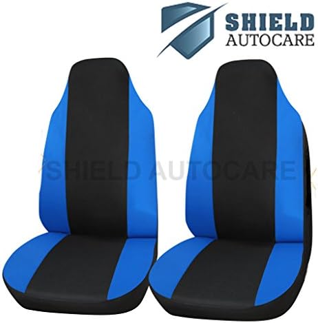 DELUXE BLUE RACING FRONT SEAT COVERS FOR FOR SUZUKI ALTO 09-ON