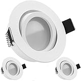 einbaustrahler hochvolt anschließen 3x LEDANDO LED Strahler 5W warmweiss