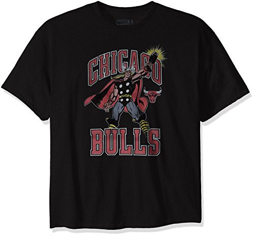 Preisvergleich Produktbild Marvel Men's Blonde Bull T-Shirt, Black, XXX-Large
