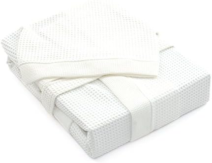 casabiancheria Honeycomb Bathrobe – Jolie x-Large Bianco