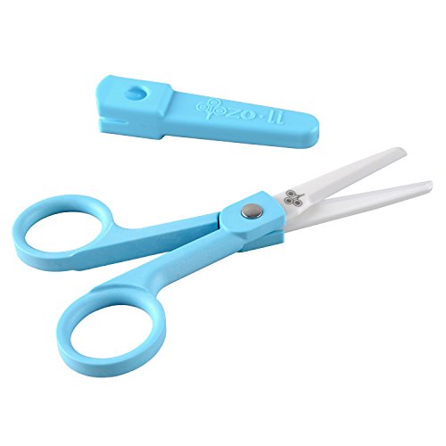 ZoLi Snip Ceramic Food Scissors (15 cm, Blue)