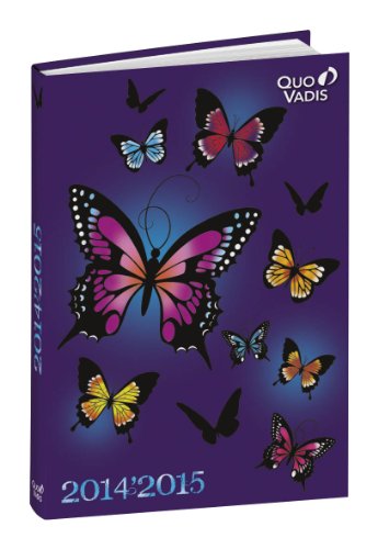 Télécharger Quo Vadis Butterfly Agenda scolaire 2014-2015 12x17 cm Motif Papillons Francais PDF