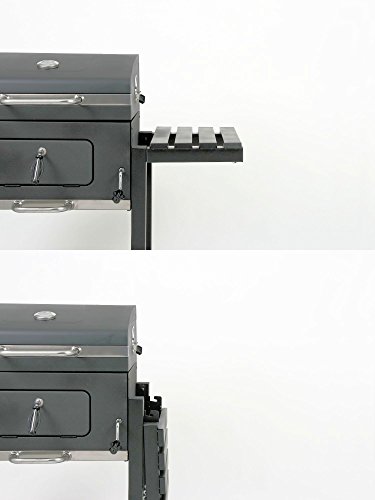 Luxus Grillwagen „Butternut“, Holzkohle Barbecue Grill, Smoker - 4