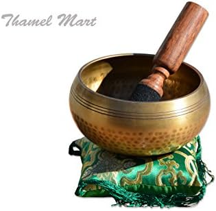 5.5" G Chakra Tibetan Buddhist Singing-Hand beaten singing bowl,Release Your Inner Peace