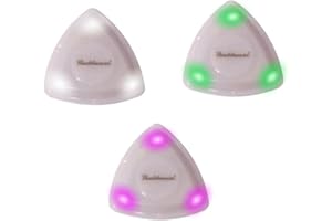MLEHN LED Glowing Guitar Pick, Guitar Pick Bass Pick Bass Guitar Electric Guitar Picks, NEW Musical Stringed Instrument Glowing Plectrum