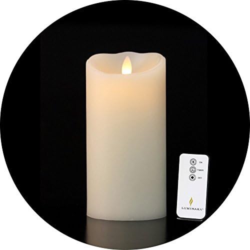 EXSLO35-7 -OUTDOOR 3.5" Dia (9cm) x 7" (17.5cm) IR Enabled Luminara Candle