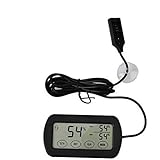 Thermometer Hygrometer Monitor Messgerät, automatischer Warnungs Ei Inkubator Max. Min. Temperatur Feuchtigkeit LCD Anzeige D