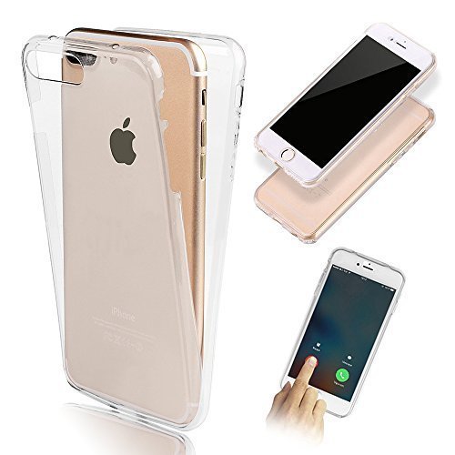 iPhone 6S Case [Non-slip],Vandot Shockproof Ultra Thin Slim Fit Soft TPU Silicone All Round Front and Back Full Body 360 Degree Protective Case Cover For Apple iPhone 6S 6 4.7 inch-Transparent Clear