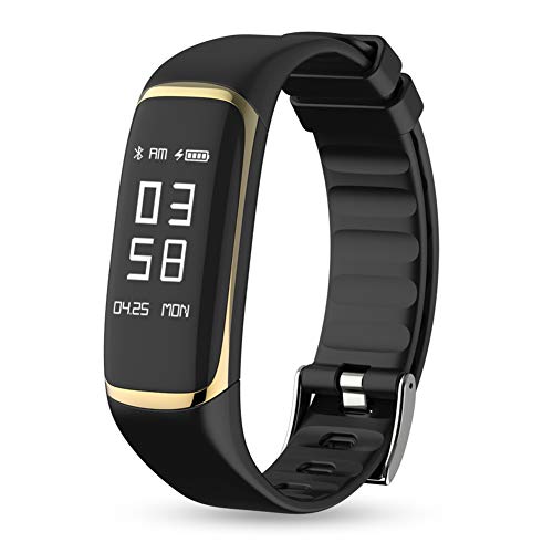 Preisvergleich Produktbild Wasserdichtes Smart-Armband / Herzfrequenzüberwachung / Kilometerverfolgung / Kalorienverbrauch / Gesundheitsüberwachung(Gold)