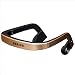 Produktbild Joyeer Wireless Bluetooth Sport Folding Kopfhörer Bone Dirigieren Stereo Headset lärmend Reduzierung kostenloser Ohren Aid Anhörung Sweatproof Kopfhörer für Running/Klettern/Radfahren/fahren , gold