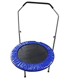 Jellbaby Adulte pour enfants 101,6 cm Round trampoline Junior Intérieur ou extérieur saut jouet d'été Fun Fitness Gym trampolines avec support guidon