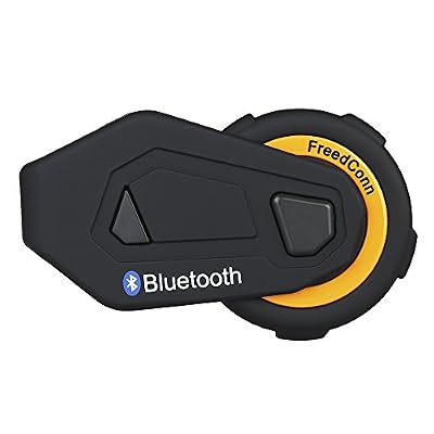 BOBLOV T-Max 1500M BT Moto Casque Interphone Intercom Étanche Oreillette Radio FM sans Fil pour 6 Riders Communication