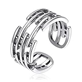 💕 💕 Anillo de plata de ley 925 , libre de níquel y plomo y cadmio.