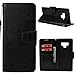 Price comparison product image Case for Samsung Galaxy Note 9 Wallet LANVY Premium PU Leather Notebook Wallet Cover Flip Case Retro Style Stand Function Card Holder Protective Skin Cover Case for Galaxy Note 9 - Black