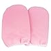 BF New Synthetic Cotton Pink Paraffin Wax Protection Hand Gloves Soak Off UV Gel Nail #391P