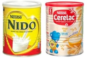 NOMAD EXOTIC Pack lait Nido 400g + Cerelac blé lait 400 g
