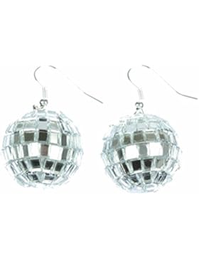 Diskokugel Ohrringe Miniblings Disko Disco Kugel Spiegelkugel Party Musik DJ