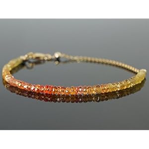 Songea Saphir Armband Padparadscha Farbe