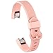 Produktbild Altsommer Multi Farben Armband für Fitbit Alta HR(130mm-185mm) Silikon Einfarbig Sportarmband Uhrenarmband Erstatzband Uhrenarmband Uhr Erstatzband für Damen Herren Grau Weiß (Rosa)