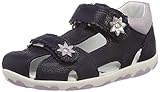 lauflernsandalen 22 Midnight Flower. Kunstvolle Lauflern Sandale mit schönen Blumen Applikationen und schimmer Effekt von Superfit. Mit feste Fersenkappe die eine optimale Unterstützung gewährleistet.
