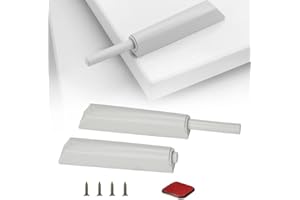 DURANTEY 4 Pz Push Pull per Ante Chiusura a Spinta per Apertura Scrocco Magnetico Chiusura Magnetica per l'apertura/Chiusura della Porta con la Semplice Pressione di un Pulsante per Cassetti Piccoli