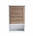Produktbild Home & Style Medizinschrank, Badezimmer Wandschrank im MDF-Material-Mix,1 Schrank, Magnetverschluss, 1 Regal, modernes Design, Höhe ca. 60 cm