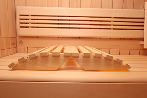 Sauna Kopfstütze „Multi“ – gewölbt aus Abachi Weichholz – NEU – TOP ANGEBOT – TOP QUALITÄT – SAUNA ZUBEHÖR Saunakopfstütze - 8
