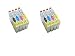 Produktbild Ersatz-Tintenpatronen, kompatibel mit den Originalpatronen Epson T1291-1294, für EPSON Stylus SX525WD / SX620FW EPSON StylusOffice B42WD BX525WD / BX525FWD / BX320FW / SX420W / BX925FWD / BX625FWD / BX635FWD / BX535WD / BX305FW / BX305F, 8 Stück