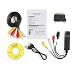 Produktbild ForceSthrength USB 2.0 VHS zu DVD Konverter Audio Video Capture Kit Scart-Cinch-Kabel für Win10 Schwarz