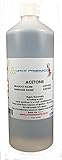 1 LITRE PURE ACETONE 99.5% NAIL POLISH REMOVER - FREE NEXT WORKING DAY DELIVERY