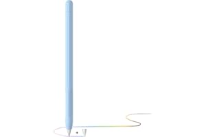 YINVA Apple Pencil Hülle Apple Pencil Case, Silikon Schön Weicher Stift Grip Griff mit Ladekappe Kappe und Pen Nib Spitze Schutzhülle (1.Generation, Blau)