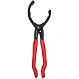 WORKPRO 12" Adjustable Oil Filter Pliers, Wrench Adjustable Oil Filter Removal Tool, Ideal for Engine Filters, Conduit, & Fittings
